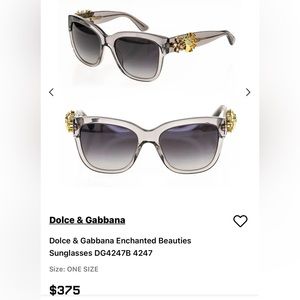 Dolce Gabbana Sunglasses DG4247-B